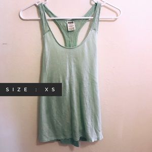 PINK // Lace, RazorBack Tank.